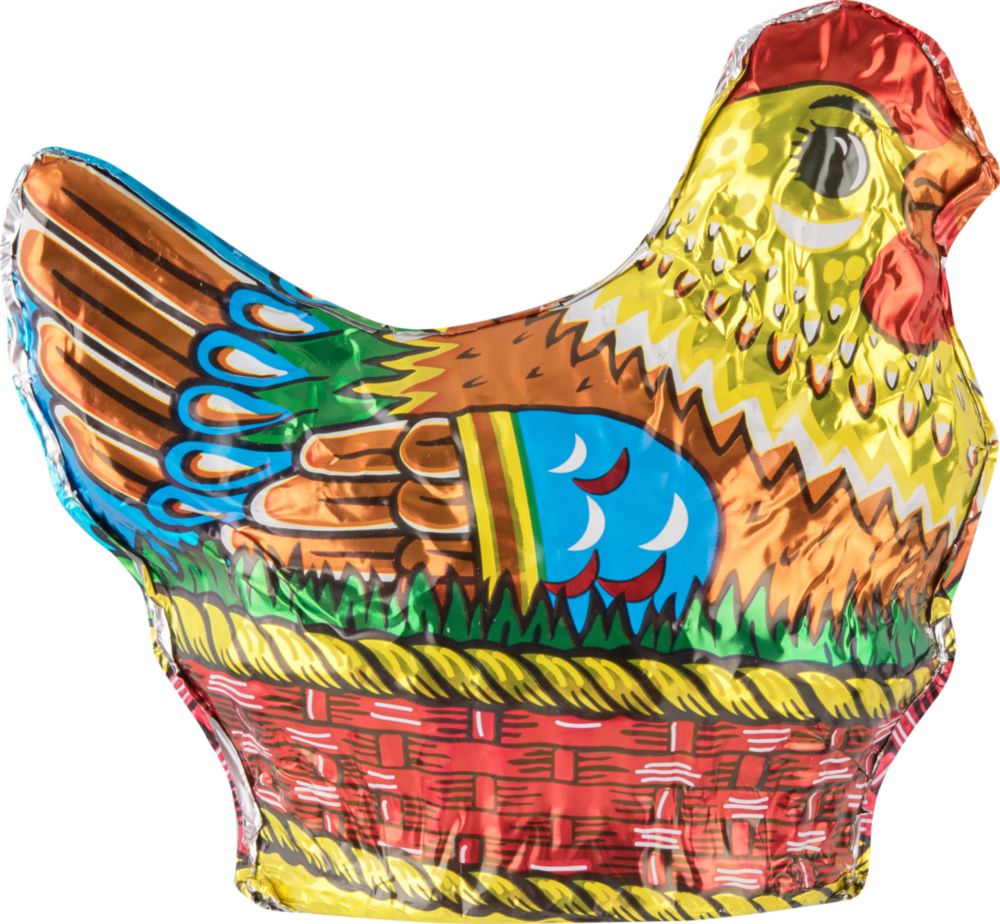 Шоколадный подарок Курица из глазури 75 г 1483₽