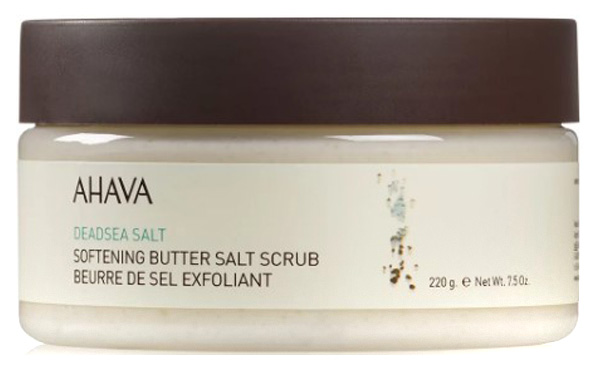 фото Масляно-солевой скраб для тела ahava deadsea salt softening butter salt scrub 235 мл