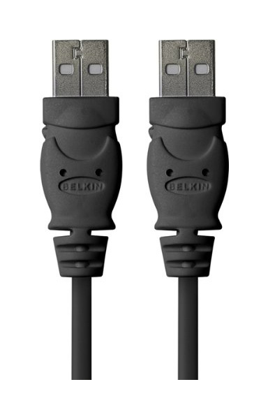 фото Кабель belkin usb a-usb a, m-m 1,8м black (f3u131bt1.8m)