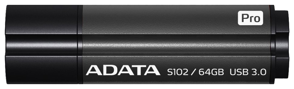 фото Флешка adata s102 pro 64гб grey (as102p-64g-rgy)