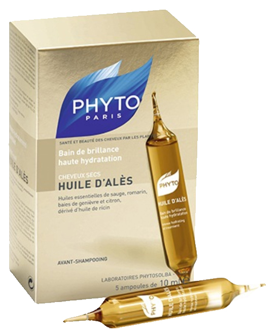 фото Масло для волос phyto phytosolba beauty enhancing масло алеса 5x10 мл