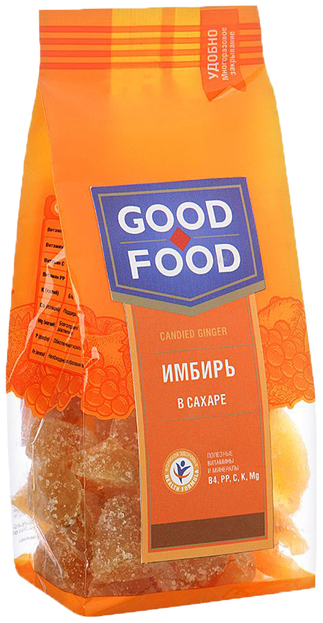 Имбирь Good Food в сахаре 130 г