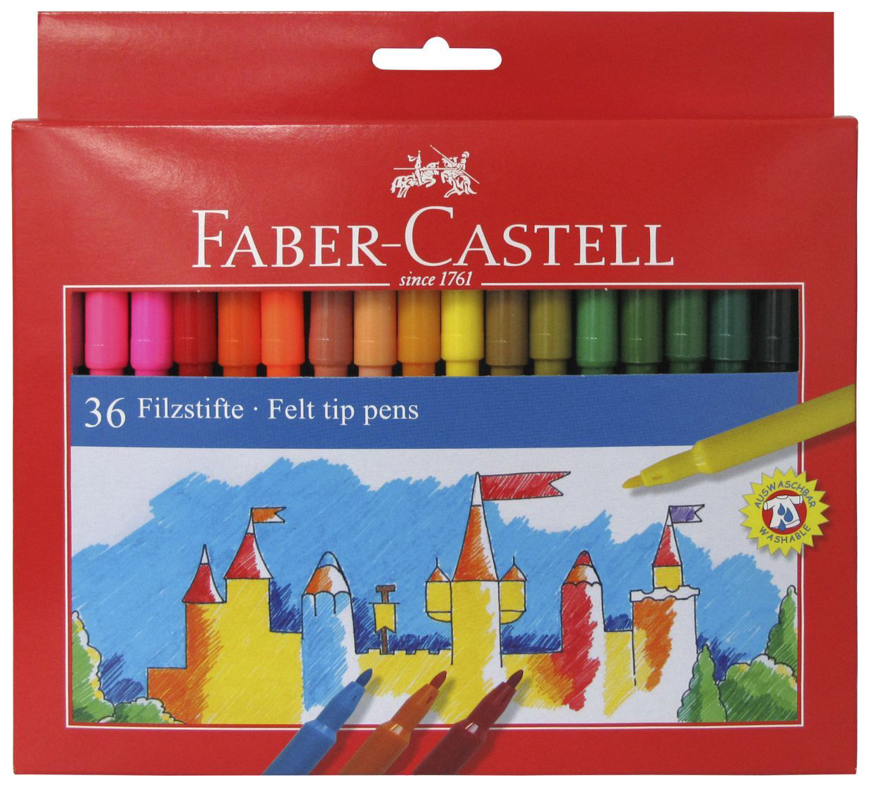 фото Набор фломастеров faber castell felt tip 36 цветов faber-castell