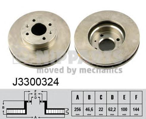 фото Тормозной диск nipparts j3300324