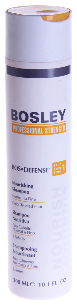 

Шампунь Bosley Вos Defense Nourishing Normal to Fine Color-Treated Hair (step 1) 300 мл, Вos Defense Nourishing Shampoo Normal to Fine Color-Treated Hair Step 1