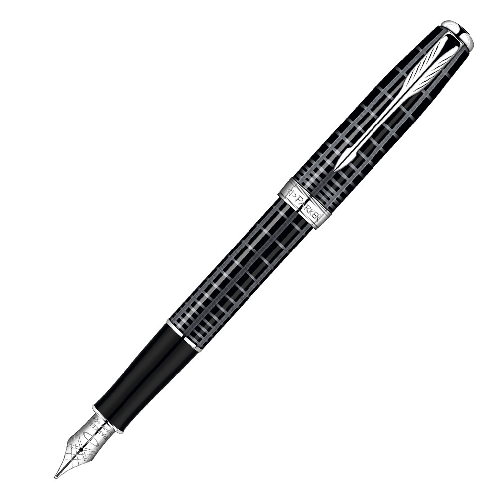 

Ручка перьевая Parker Sonnet - Premium Dark Grey CT, F, BL