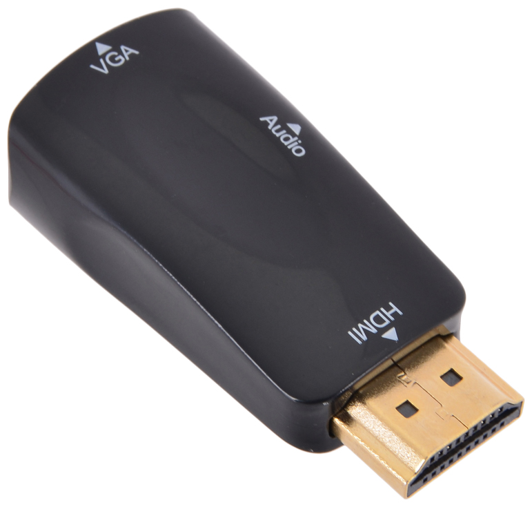 Переходник Orient HDMI-VGA, M-F Black (C118)