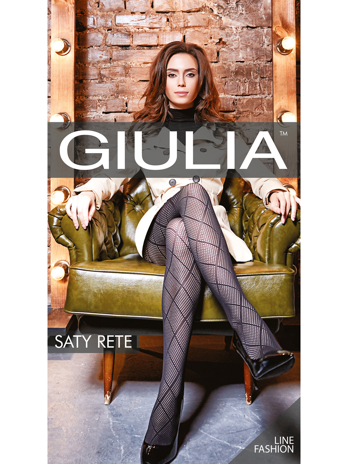 

Колготки женские Giulia SATY RETE 02 черные 4/L, SATY RETE 02