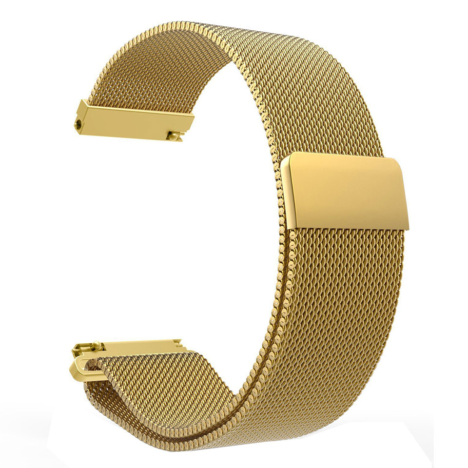 фото Ремешок mijobs металлический для mi amazfit bip metal mesh strap gold xiaomi