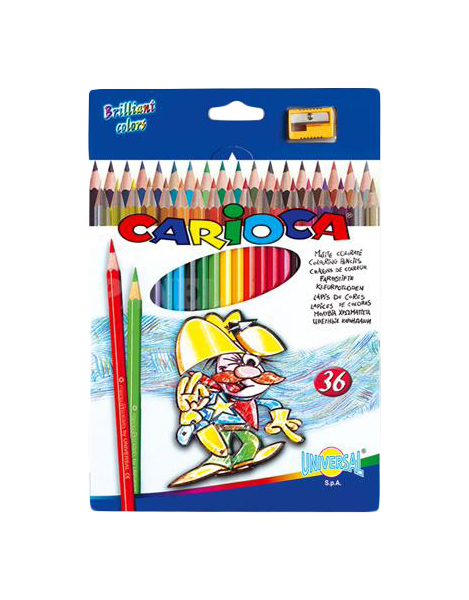 фото Карандаши цветные carioca набор карандашей цветных 36 цветов