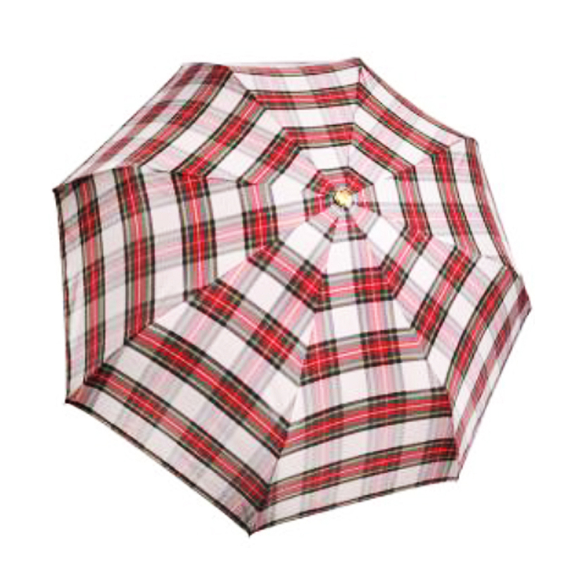 Зонт складной женский автоматический Три Слона 103-E красный/белый