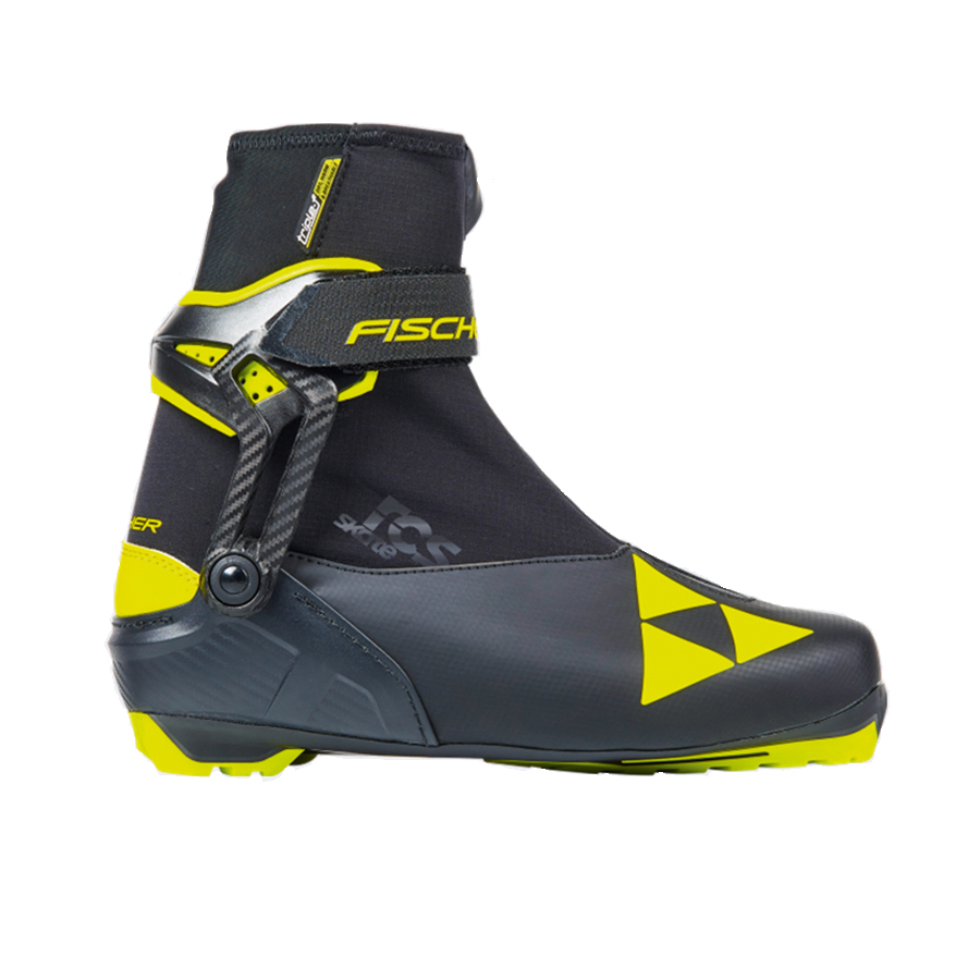 фото Ботинки для беговых лыж fischer rcs skate nnn 2020, black/yellow, 42