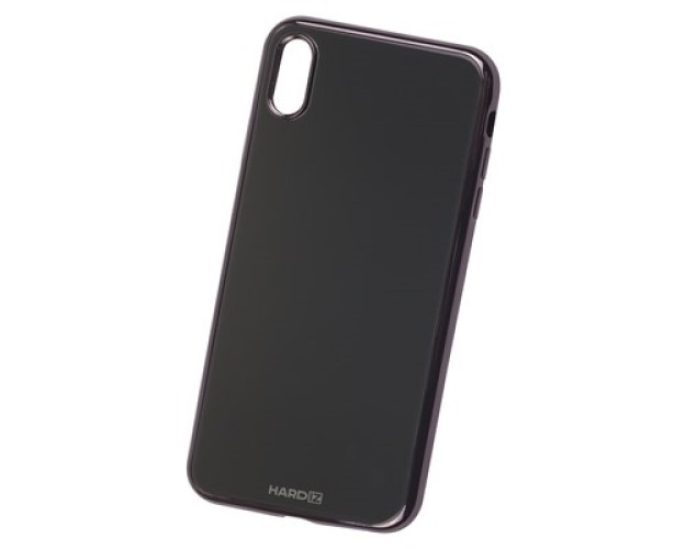 фото Чехол hardiz glass case black для apple iphone xs max