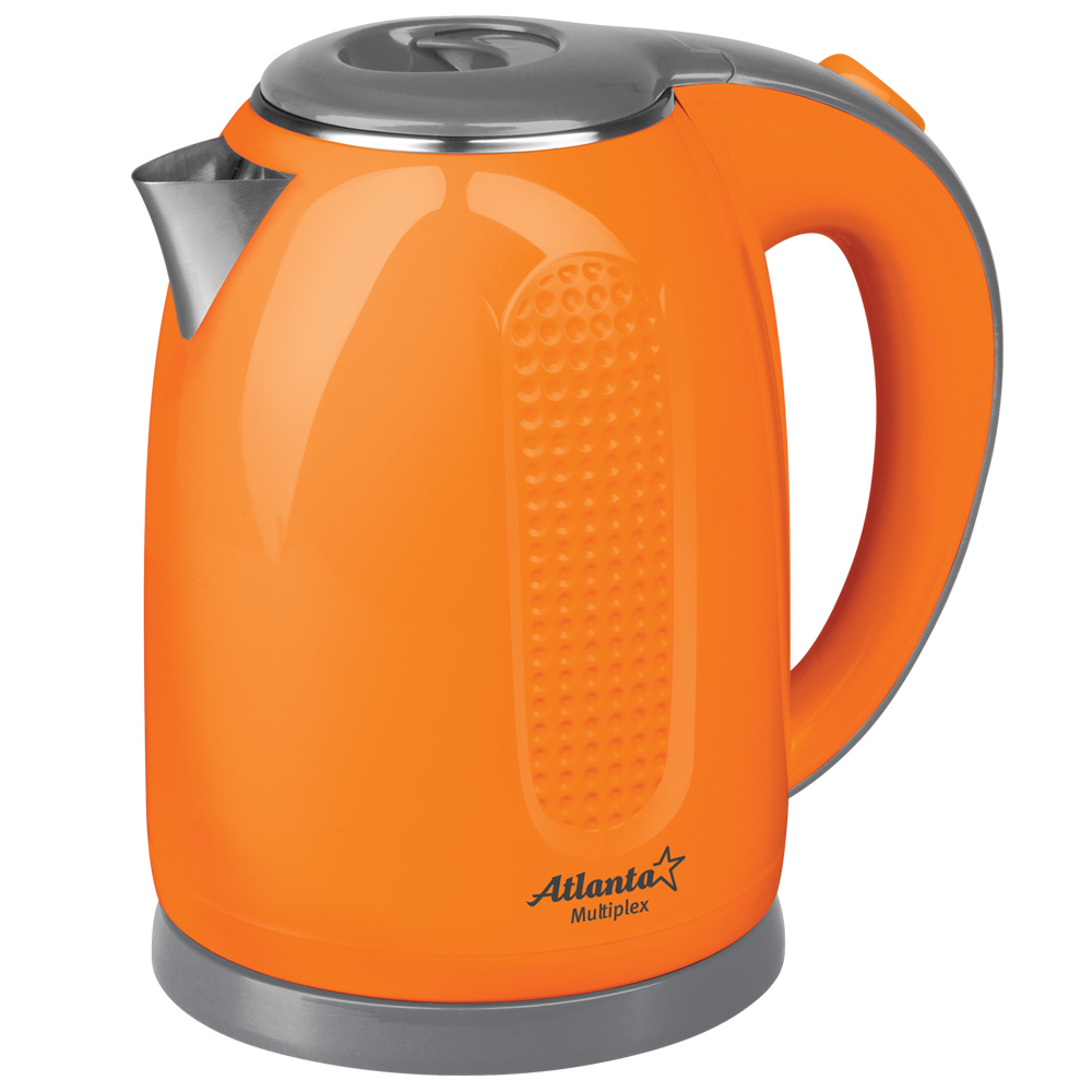 Чайник электрический Atlanta ATH-2427 1.7 л оранжевый чайник электрический atlanta ath 2427 1 7 л оранжевый