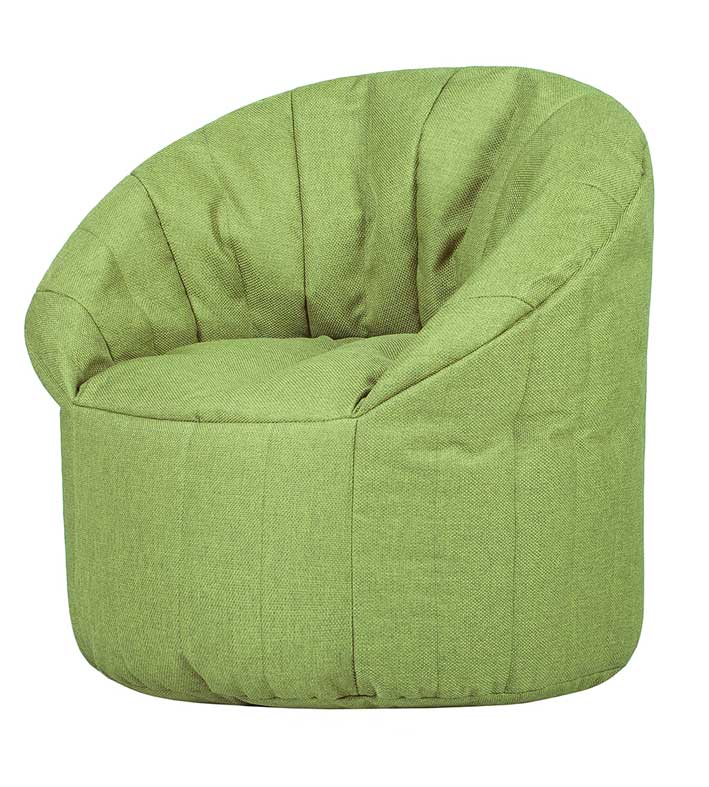 фото Кресло бескаркасное папа пуф club chair lime, размер xl, рогожка, зеленый