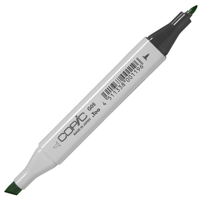 

Маркер Copic Classic G05 зеленый изумрудный зеленый