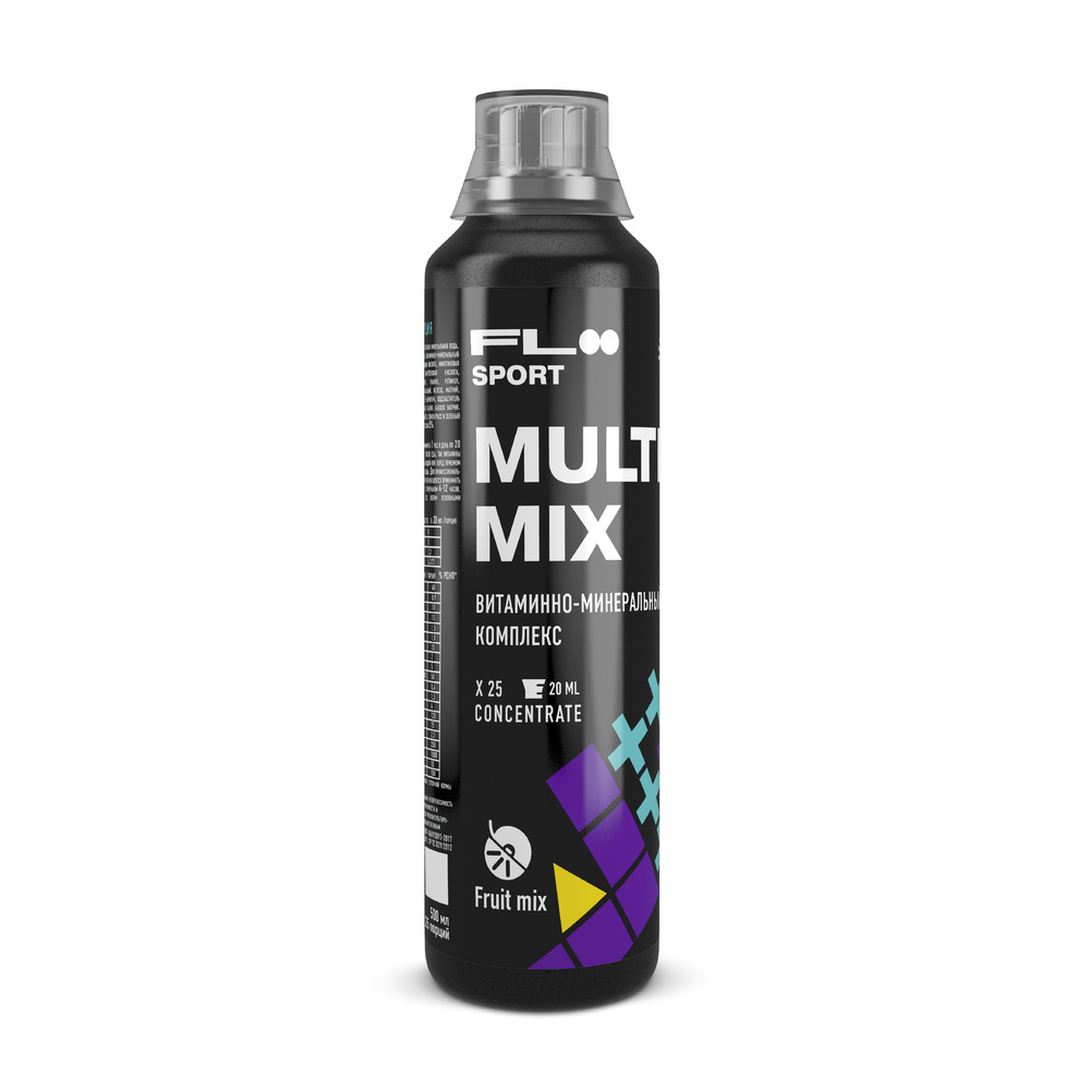 фото Витаминно-минеральный комплекс floo sport multimix fruit mix 500 мл