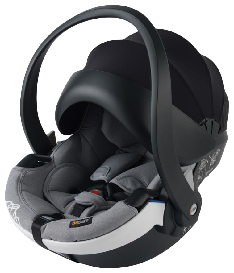 

Автолюлька Besafe Izi Go Modular I-Size цв.серый гр.0+, Izi Go Modular I-Size
