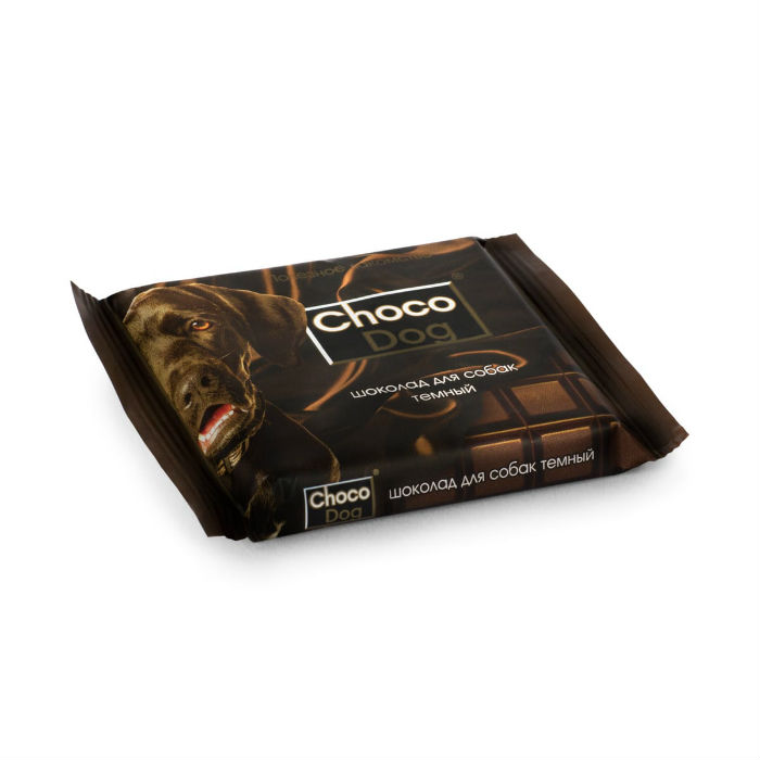 Лакомство для собак VEDA Choco Dog шоколад темный, 45 г