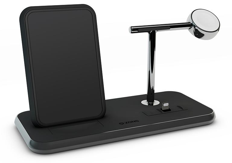 

Беспроводное зарядное устройство Zens Stand Dock Watch, 20 W черный (ZEDC07B/00), Stand Dock Watch