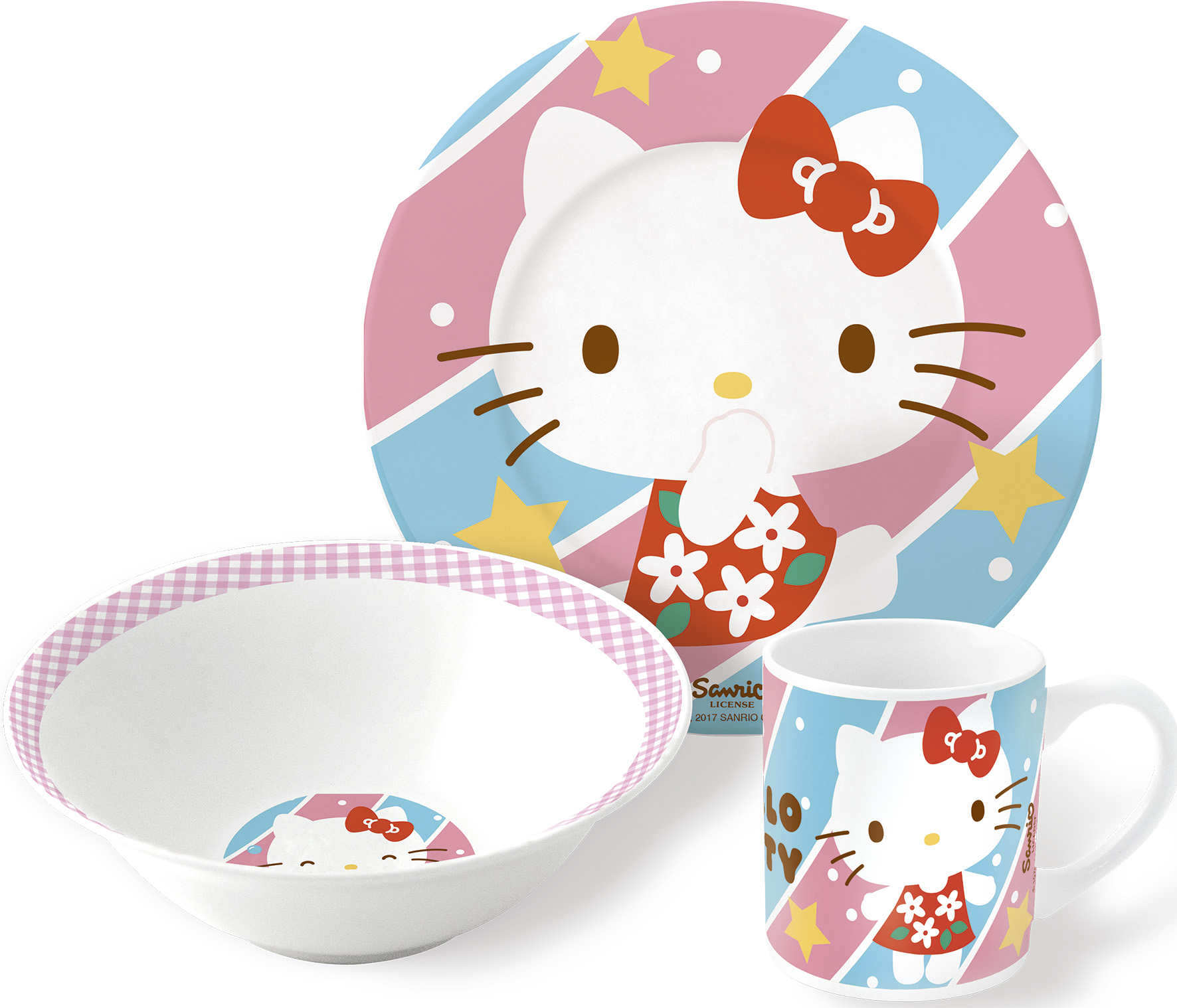 Набор посуды керамической Stor в подарочной упаковке Hello Kitty №4, 46285 stor набор посуды керамической hello kitty 4 3 предмета