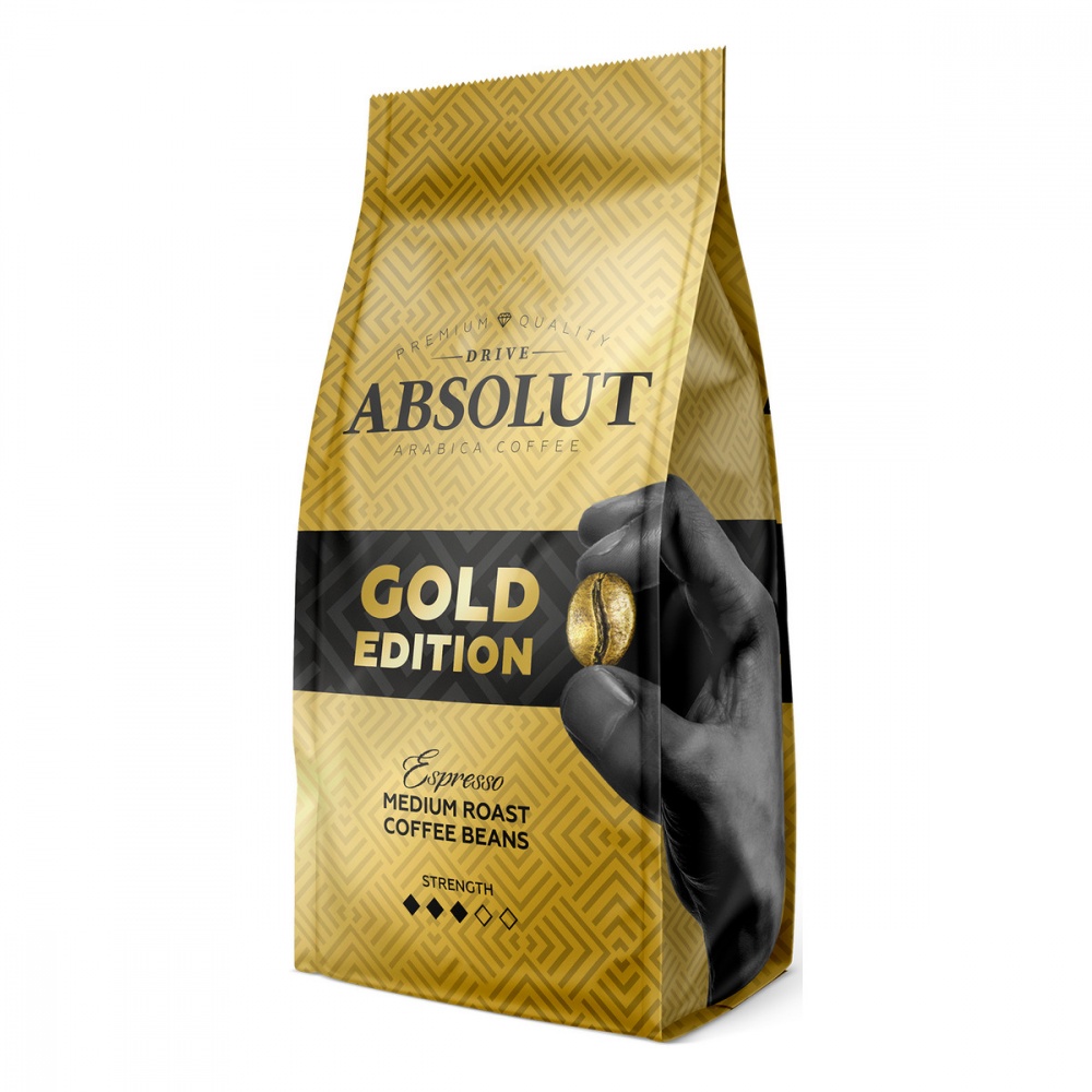 Кофе Absolut Drive gold edition в зернах 1000 г