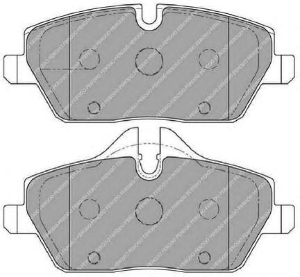 фото Комплект тормозных колодок ferodo fdb1747
