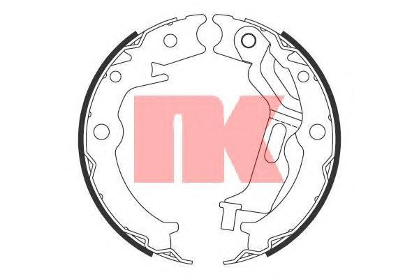 

Тормозные колодки Nk 2736785