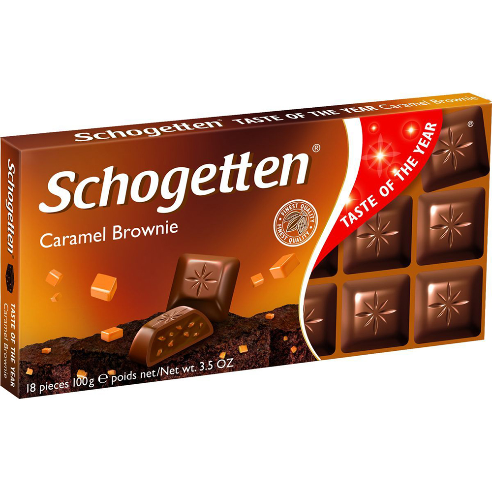 Шоколад Schogetten caramel brownie chocolate 100 г