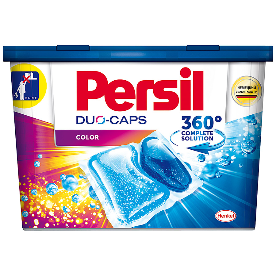 фото Капсулы persil duo-caps color 360 для стирки 21 штука