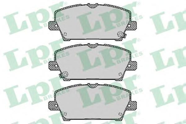 

Комплект тормозных колодок Lpr 05P1317