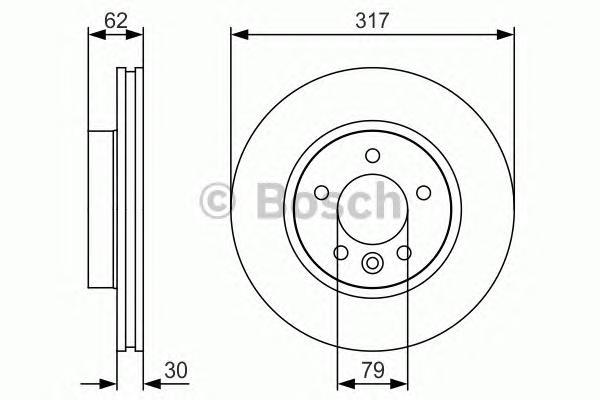 фото Тормозной диск bosch 0986479s25