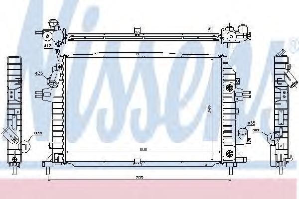 

Радиатор Nissens 63115A