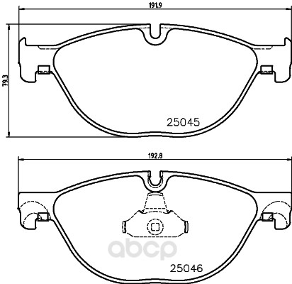 

Колодки тормозные Hella 8DB355015251