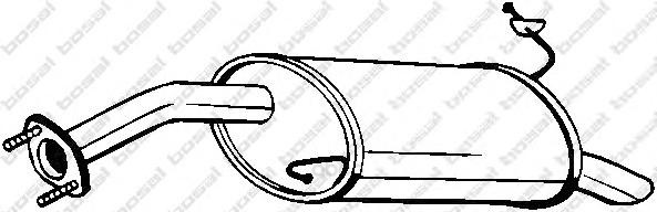 

Глушитель выхлопной системы bosal 165287