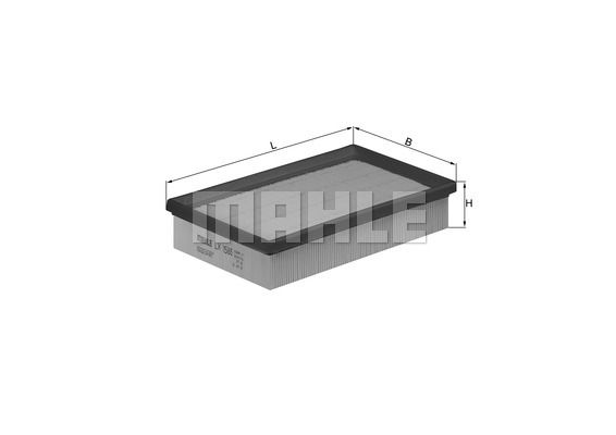 фото Фильтр воздушный knecht lx 1585 mahle/knecht