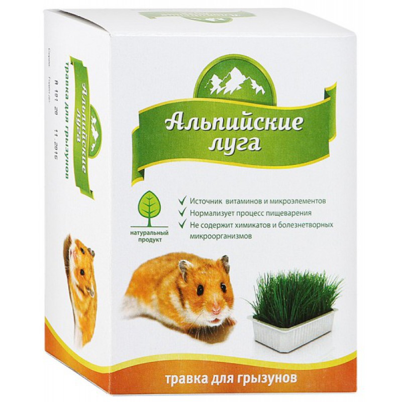 

Лакомство для грызунов Альпийские луга укрепление иммунитета, 60г