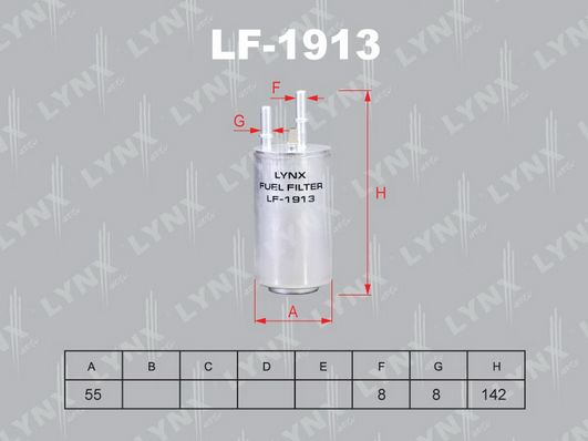 

Фильтр топливный LYNXauto LF-1913