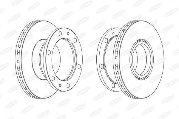 

Тормозной диск Beral BCR322A