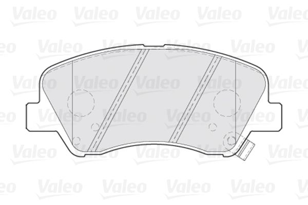 

Тормозные колодки Valeo передние для Kia Rio/Hyundai Solaris 301021