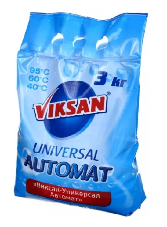 

Стиральный порошок Viksan универсал автомат 3 кг