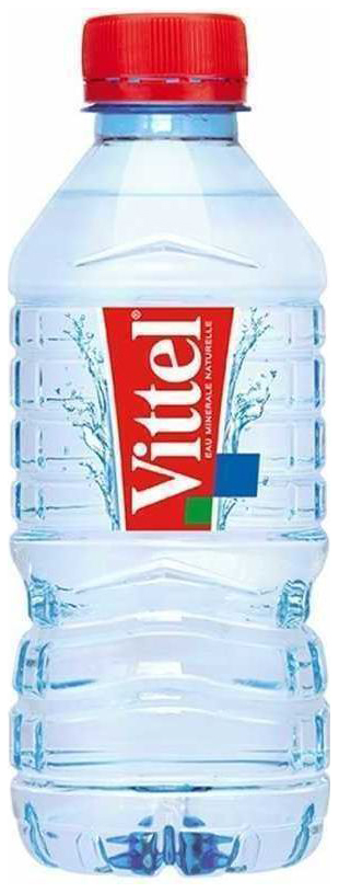 Минеральная негаизрованная вода Vittel 0,33*8 шт, пэт