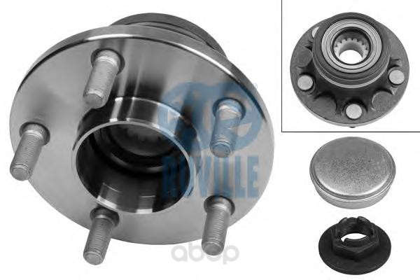 

Комплект подшипника зад.ступ ford tourneo/transit connect 1.8i/1.8di 02 Ruville 5277