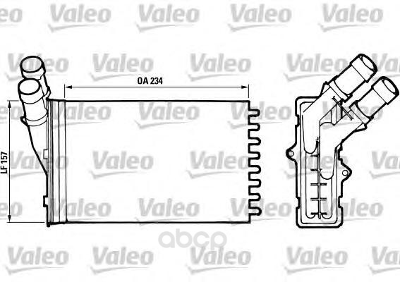 

Радиатор охлаждения двигателя Valeo 812005