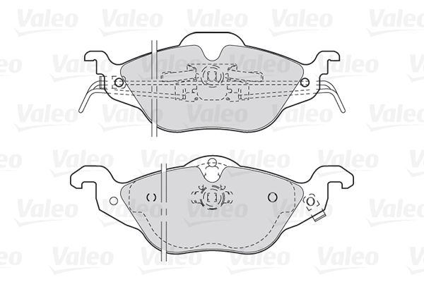 

Тормозные колодки Valeo дисковые 301322