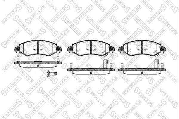 

Тормозные колодки Stellox дисковые 713012SX