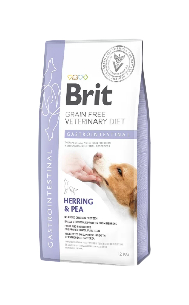 фото Сухой корм для собак brit veterinary diet gastrointestinal, при гастроэнтеритах, 2кг