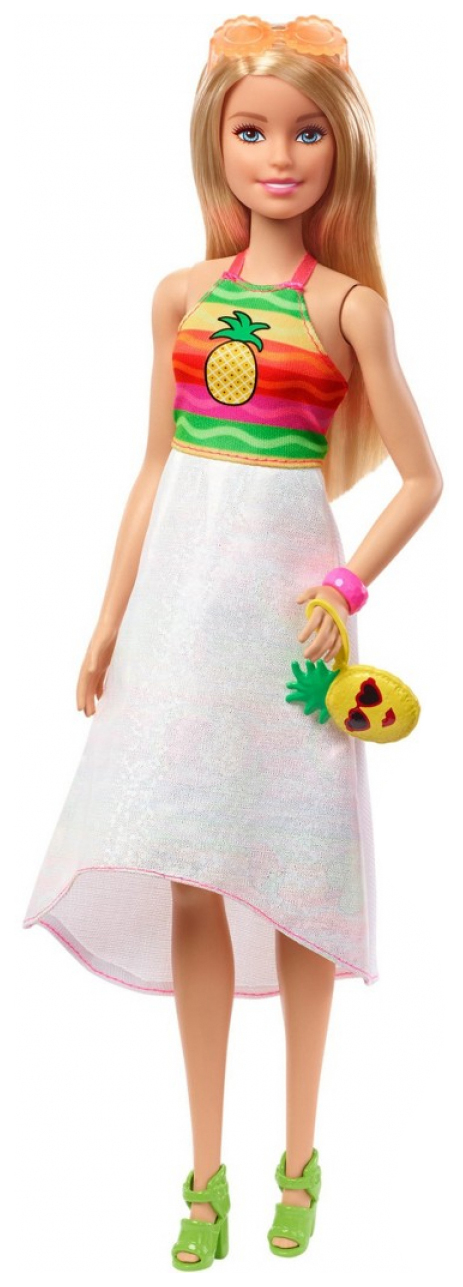 Кукла Mattel Barbie GBK18 Barbie x Crayola Фруктовый сюрприз блондинка набор для создания украшений canal toys barbie создание украшений