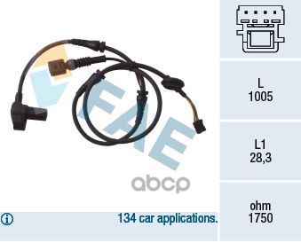 

Датчик Abs Audi FAE 78004