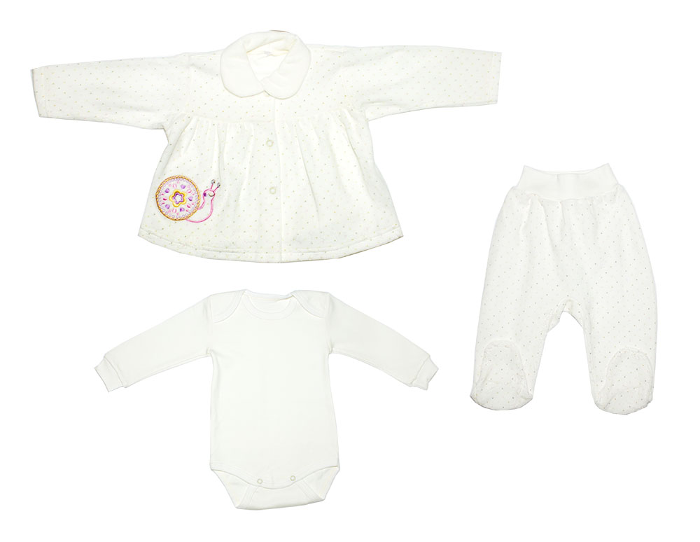 

Комплект одежды Осьминожка, цв. бежевый р.68, Комплект-3